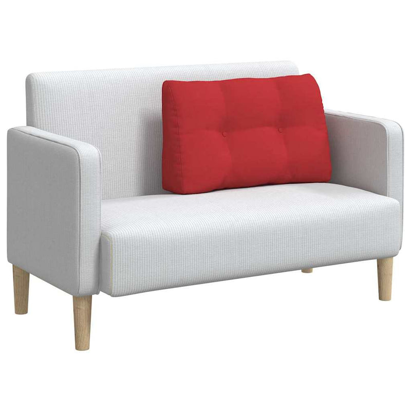 Afbeelding laden in galerijviewer, Vidaxl rugkussen rood 80 x 24 x 50 cm stof