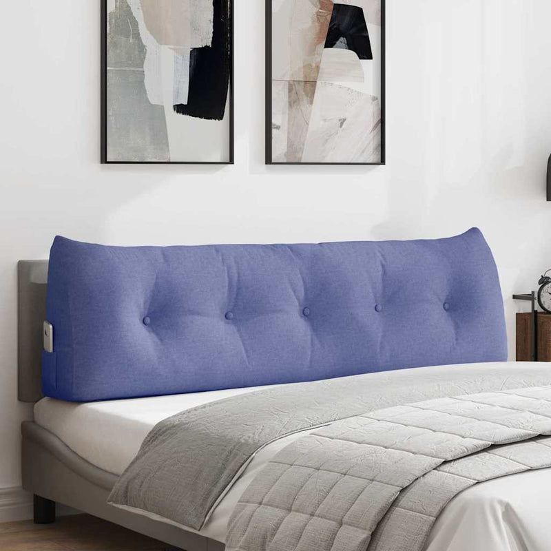 Chargez l'image dans la visionneuse de la galerie, Vidaxl rugkussen jeans blauw 160 x 24 x 50 cm stof