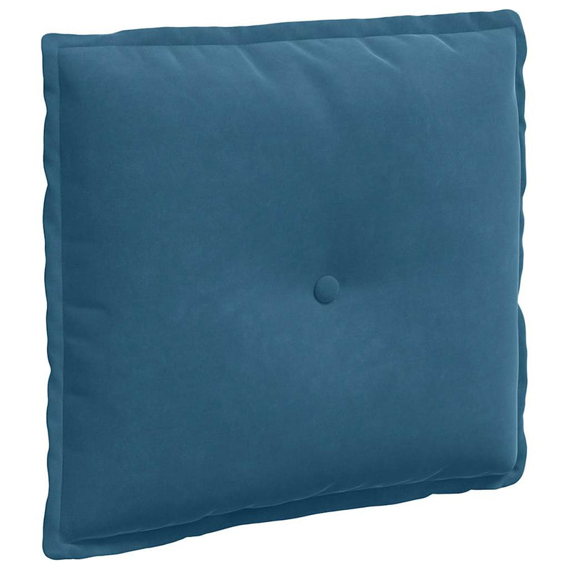 Chargez l'image dans la visionneuse de la galerie, Vidaxl rugkussen blauw 50 x 45 cm cordstof