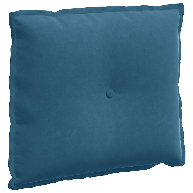 Afbeelding laden in galerijviewer, Vidaxl rugkussen blauw 60 x 50 cm cordstof