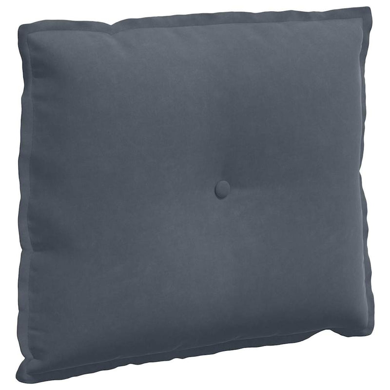Afbeelding laden in galerijviewer, Vidaxl rugkussen donkergrijs 60 x 50 cm cordstof