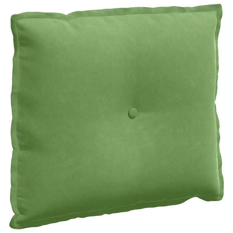 Afbeelding laden in galerijviewer, Vidaxl rugkussen lichtgroen 60 x 50 cm cordstof