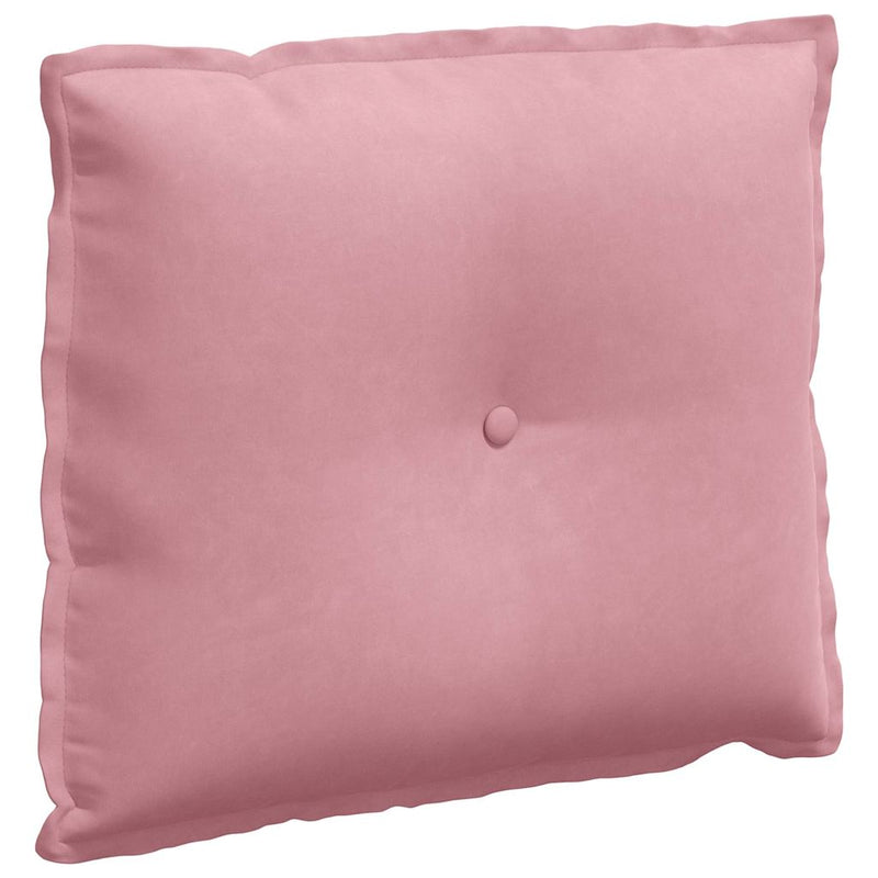 Afbeelding laden in galerijviewer, Vidaxl rugkussen roze 60 x 50 cm cordstof