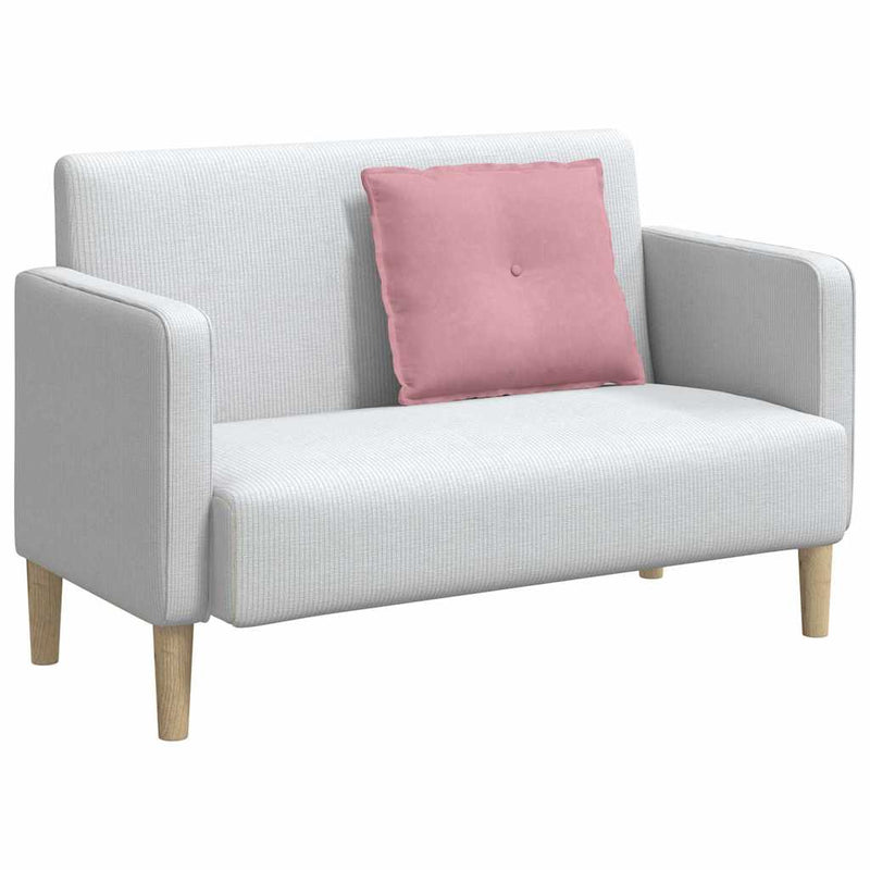 Afbeelding laden in galerijviewer, Vidaxl rugkussen roze 60 x 50 cm cordstof
