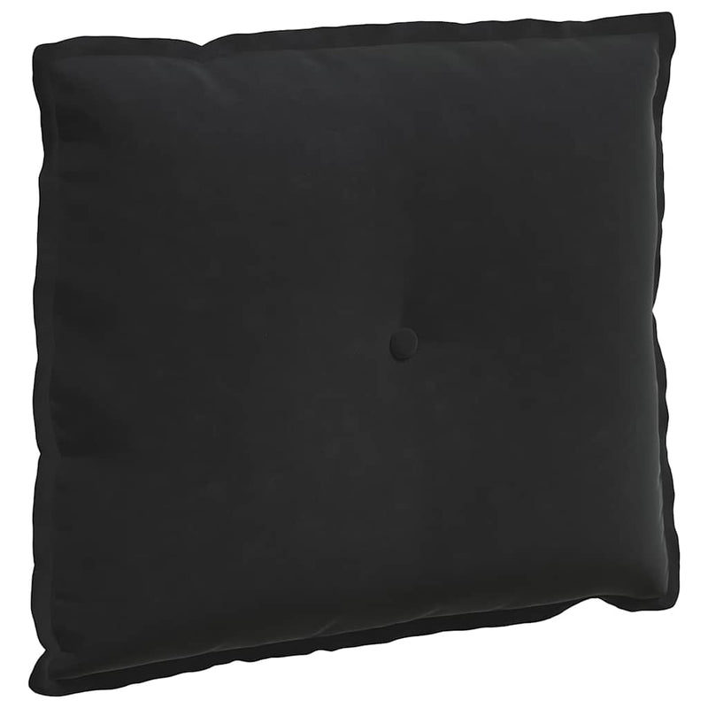 Afbeelding laden in galerijviewer, Vidaxl rugkussen zwart 60 x 50 cm cordstof