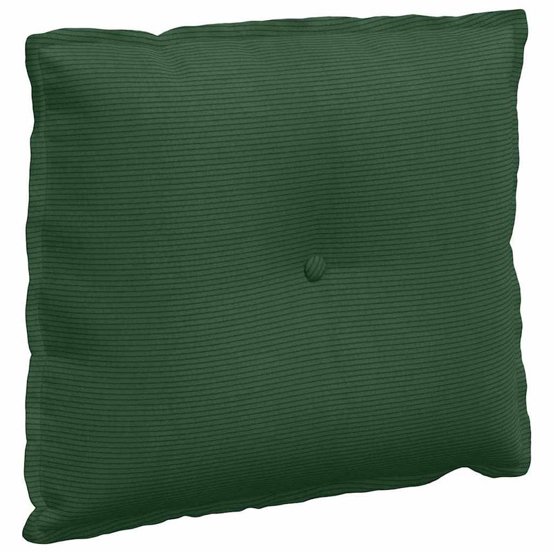 Afbeelding laden in galerijviewer, Vidaxl rugkussen jungle groen 60 x 50 cm cordstof