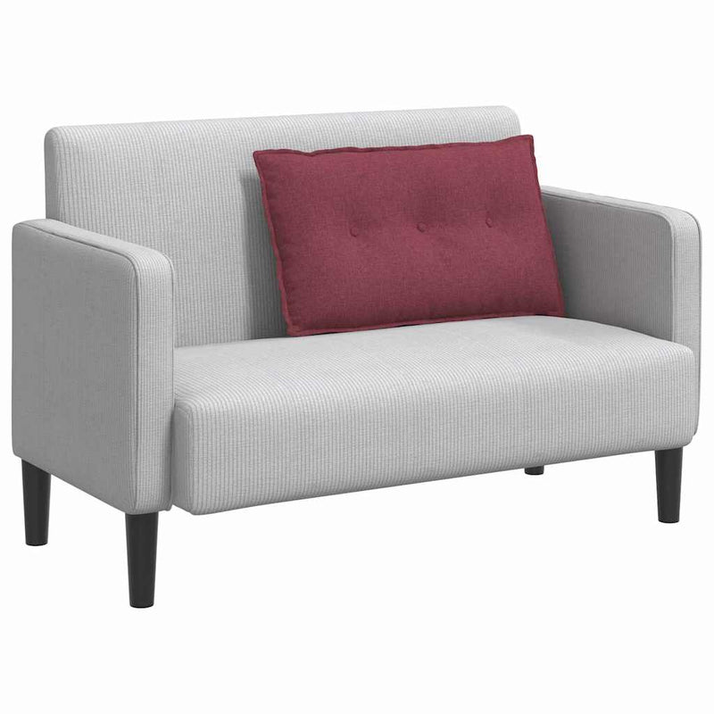 Afbeelding laden in galerijviewer, Vidaxl rugkussen wijnrood 80 x 19 x 50 cm stof