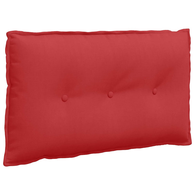 Afbeelding laden in galerijviewer, Vidaxl rugkussen rood 80 x 19 x 50 cm stof