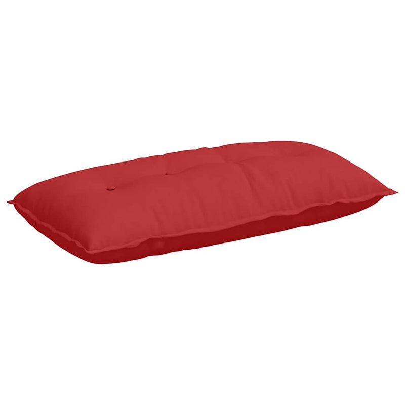 Afbeelding laden in galerijviewer, Vidaxl rugkussen rood 100 x 19 x 50 cm stof