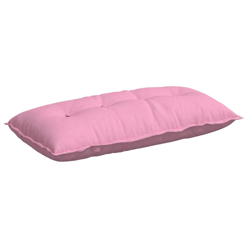 Afbeelding laden in galerijviewer, Vidaxl rugkussen roze 100 x 19 x 50 cm stof