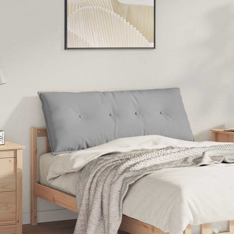 Chargez l'image dans la visionneuse de la galerie, Vidaxl rugkussen wolkengrijs 120 x 19 x 50 cm stof