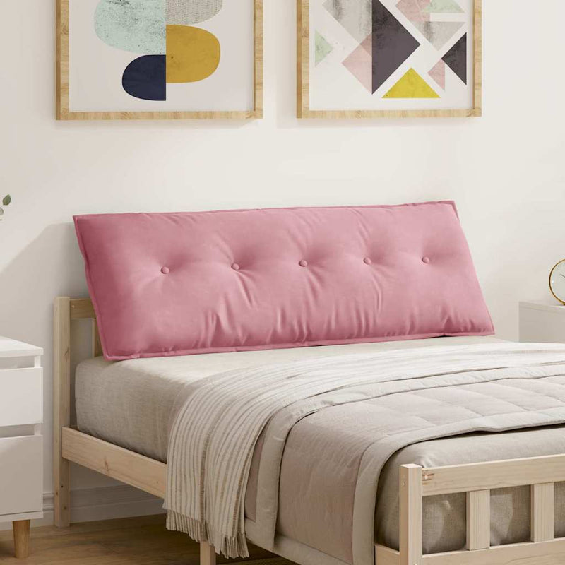Afbeelding laden in galerijviewer, Vidaxl rugkussen roze 140 x 50 cm cordstof