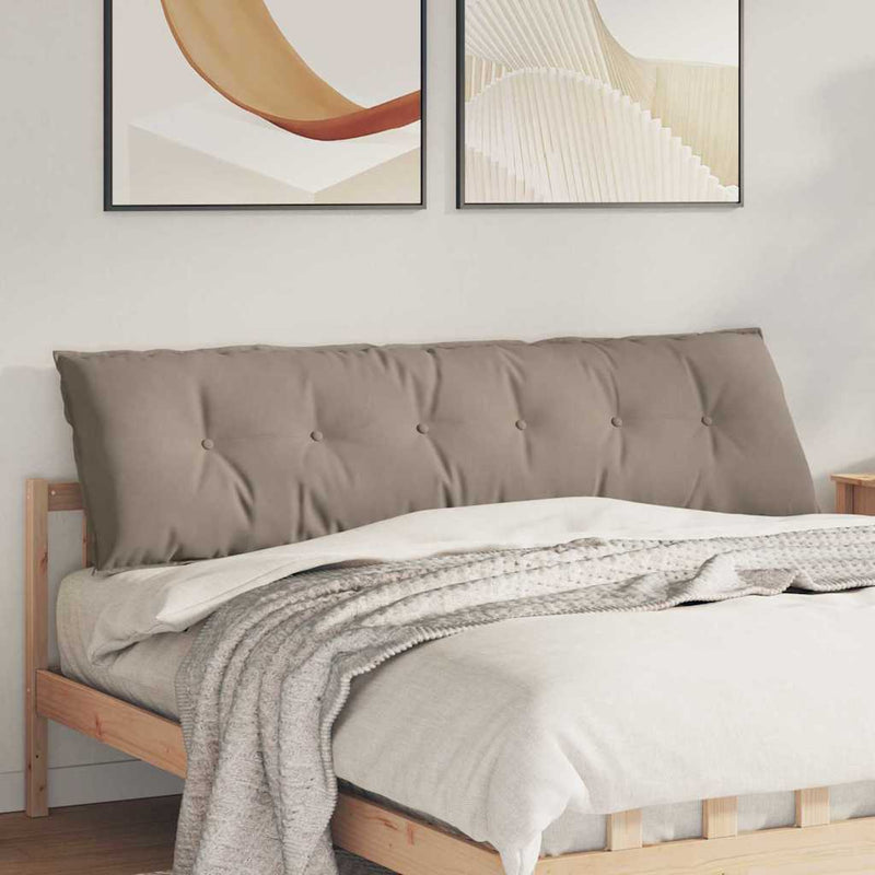 ギャラリービューアに画像をロードする, Vidaxl rugkussen taupe 180 x 50 cm microvezel stof