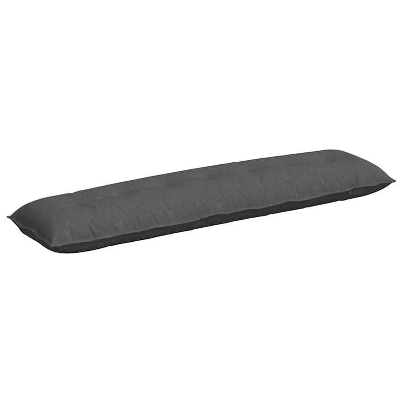 Afbeelding laden in galerijviewer, Vidaxl rugkussen donkergrijs 200 x 50 cm cordstof