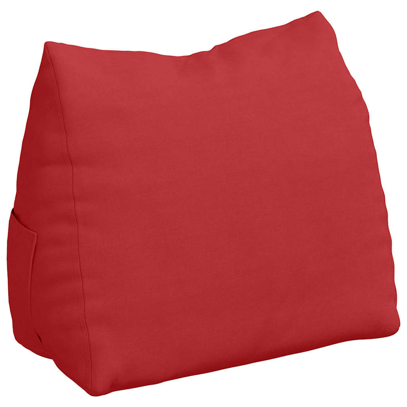 Afbeelding laden in galerijviewer, Vidaxl rugkussen rood 60 x 20 x 50 cm stof