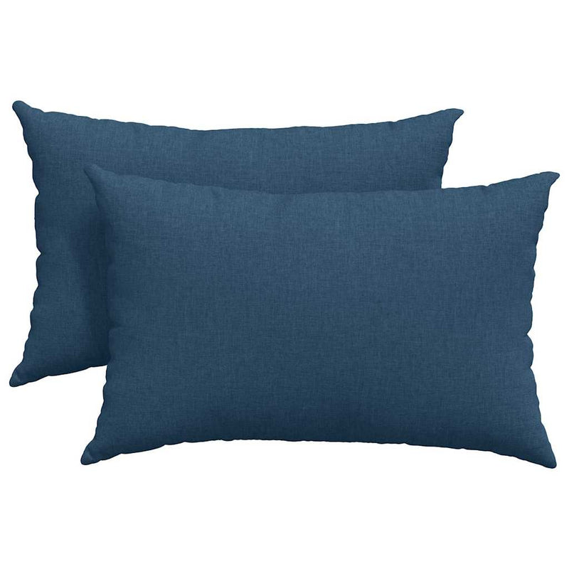 Chargez l'image dans la visionneuse de la galerie, Vidaxl sofa kussens 2 pcs blauw 60 x 40 cm stof