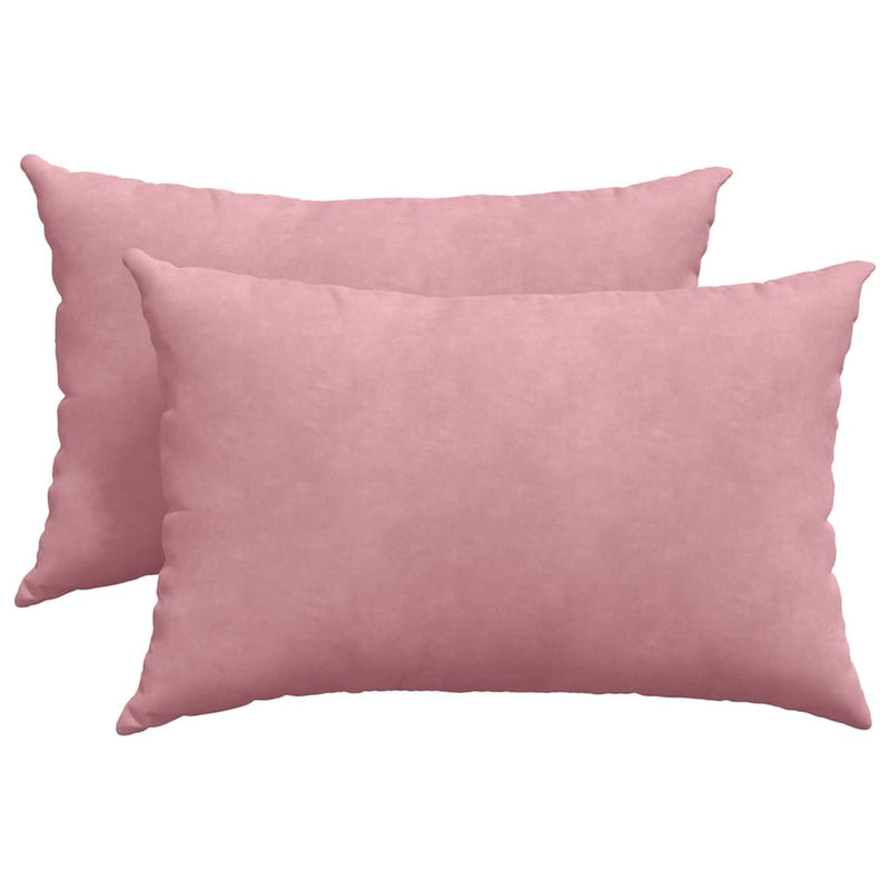 ギャラリービューアに画像をロードする, Vidaxl sofa kussens 2 stuks roze 60 x 40 cm cordstof