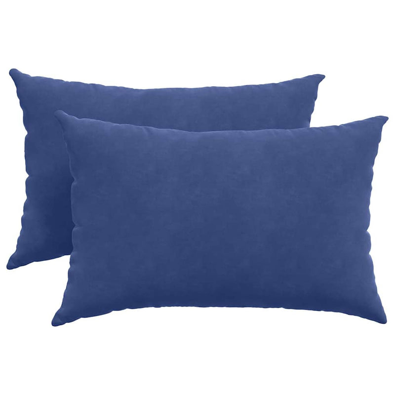 Afbeelding laden in galerijviewer, Vidaxl sofa kussens 2 stuks politieblauw 60 x 40 cm cordstof