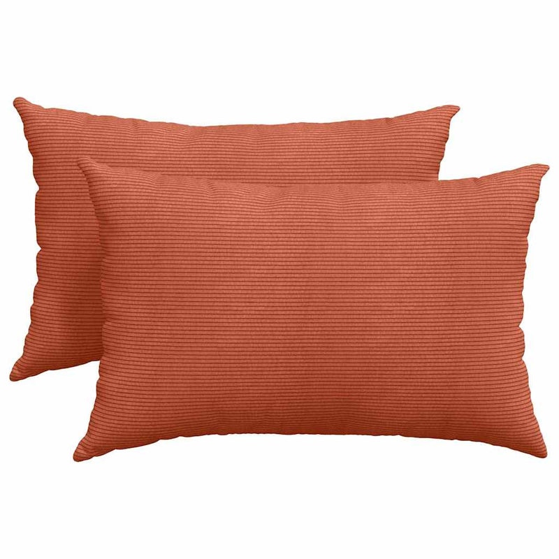 ギャラリービューアに画像をロードする, Vidaxl sofa kussens 2 stuks rood-oranje 60 x 40 cm cordstof