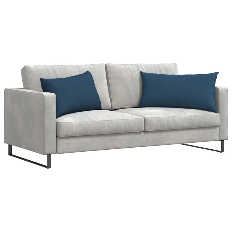 Afbeelding laden in galerijviewer, Vidaxl sofa kussens 2 pcs blauw 80 x 40 cm stof