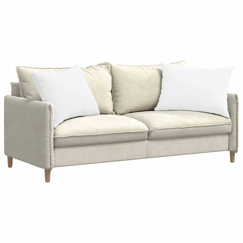 Afbeelding laden in galerijviewer, Vidaxl sofa kussens 2 pcs wit 70 x 50 cm stof