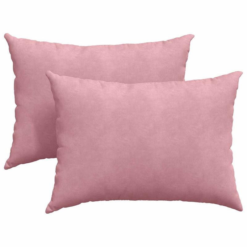 Afbeelding laden in galerijviewer, Vidaxl sofa kussens 2 stuks roze 70 x 50 cm cordstof
