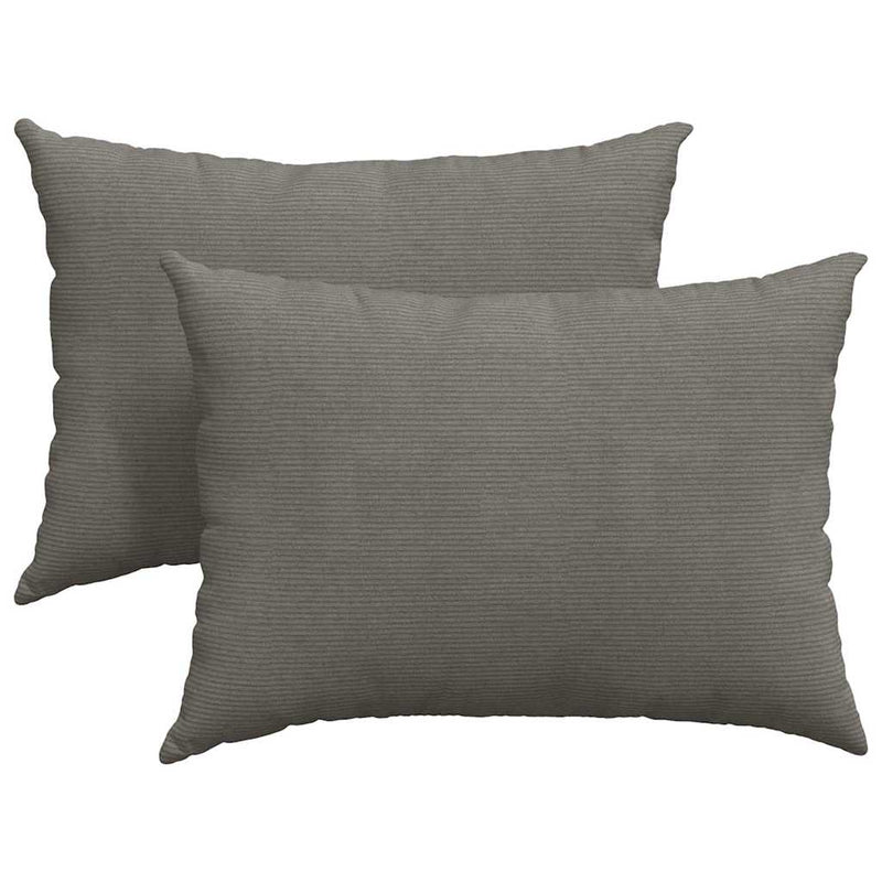 Afbeelding laden in galerijviewer, Vidaxl sofa kussens 2 stuks lichtgrijs 70 x 50 cm cordstof