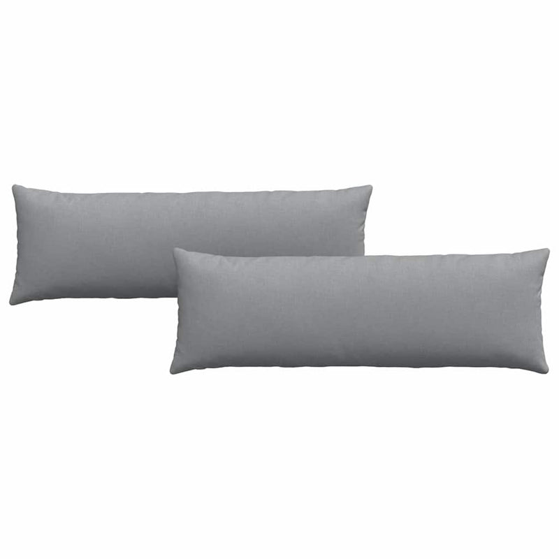 ギャラリービューアに画像をロードする, Vidaxl sofa kussens 2 pcs lichtgrijs 120 x 40 cm stof