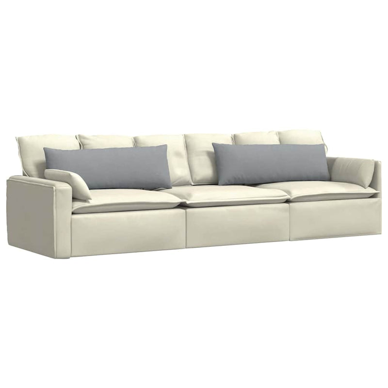 ギャラリービューアに画像をロードする, Vidaxl sofa kussens 2 pcs lichtgrijs 120 x 40 cm stof