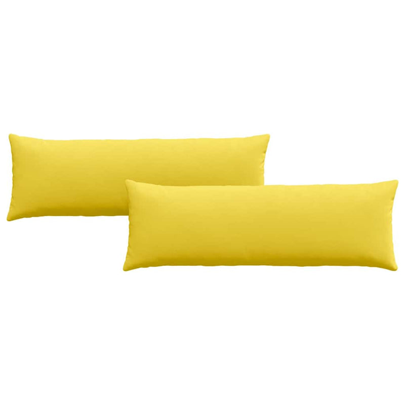 ギャラリービューアに画像をロードする, Vidaxl sofa kussens 2 pcs lichtgeel 120 x 40 cm stof