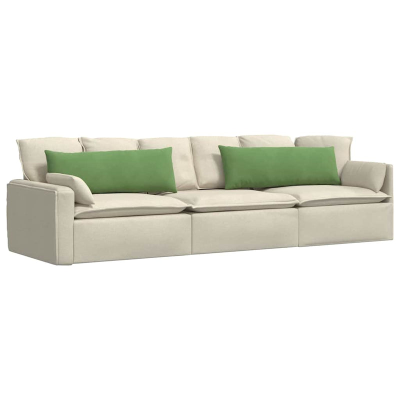 ギャラリービューアに画像をロードする, Vidaxl sofa kussens 2 stuks lichtgroen 120 x 40 cm cordstof