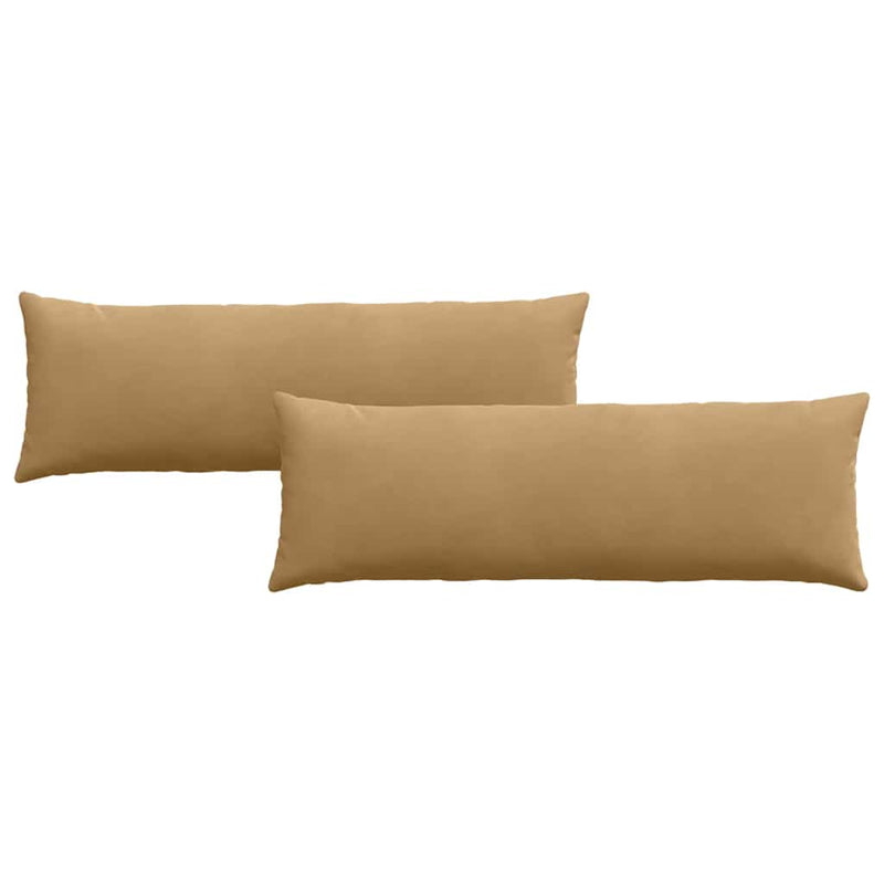 Afbeelding laden in galerijviewer, Vidaxl sofa kussens 2 stuks bruin 120 x 40 cm cordstof