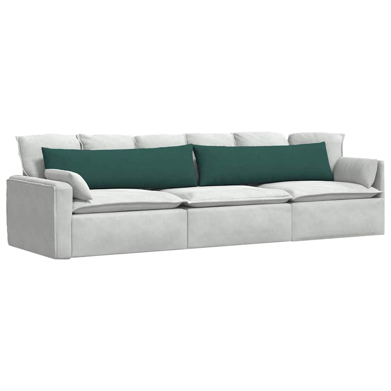 ギャラリービューアに画像をロードする, Vidaxl sofa kussens 2 pcs donkergroen 145 x 40 cm stof
