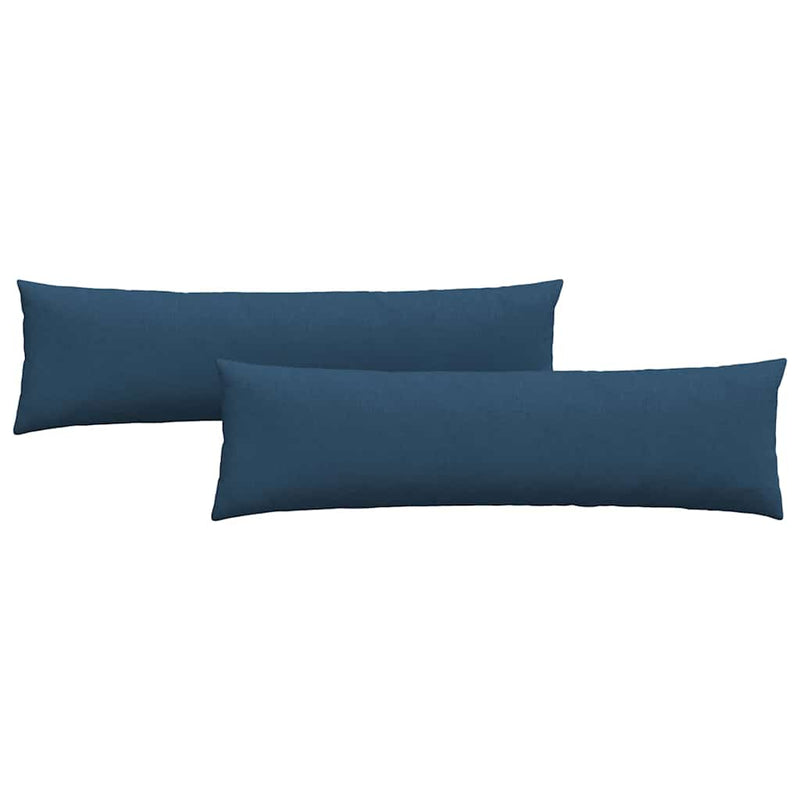 Chargez l'image dans la visionneuse de la galerie, Vidaxl sofa kussens 2 stuks blauw 145 x 40 cm stof