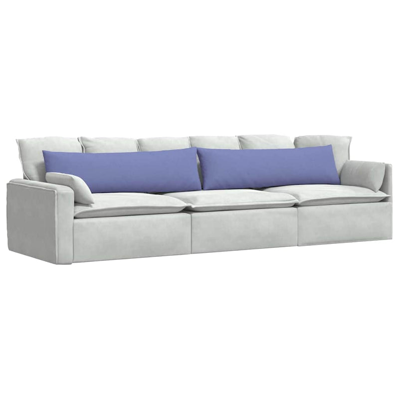 Chargez l'image dans la visionneuse de la galerie, Vidaxl sofa kussens 2 pcs jeans blauw 145 x 40 cm stof