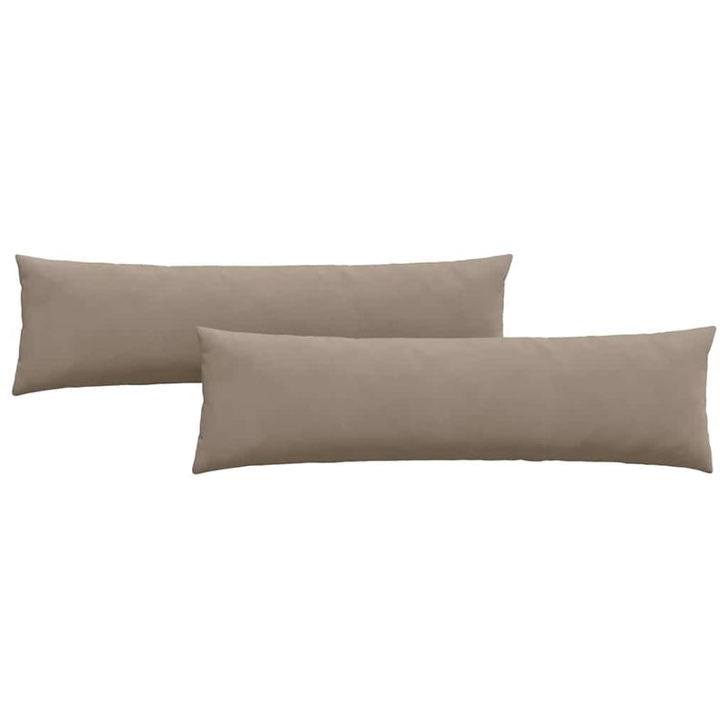 Chargez l'image dans la visionneuse de la galerie, Vidaxl sofa kussens 2 stuks taupe 145 x 40 cm stof