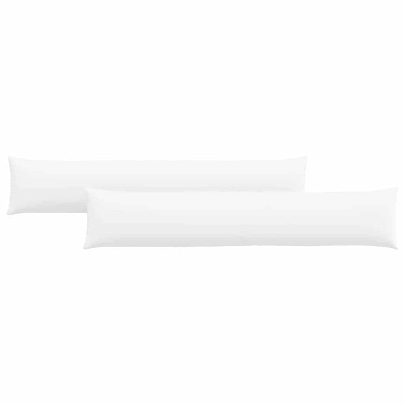 Afbeelding laden in galerijviewer, Vidaxl sofa kussens 2 pcs wit 200 x 40 cm stof