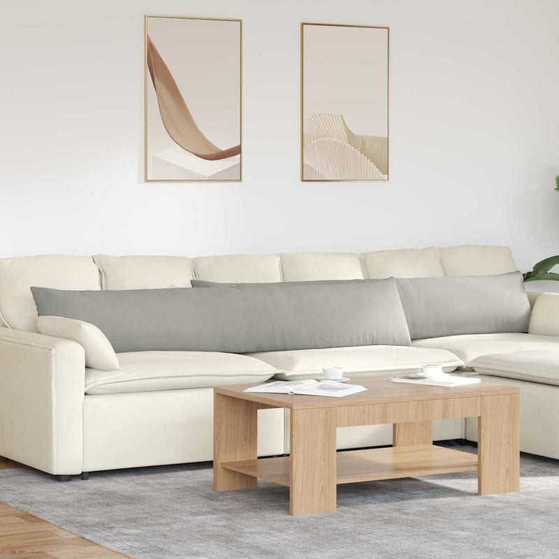 Chargez l'image dans la visionneuse de la galerie, Vidaxl sofa kussens 2 stuks lichtgrijs 200 x 40 cm stof