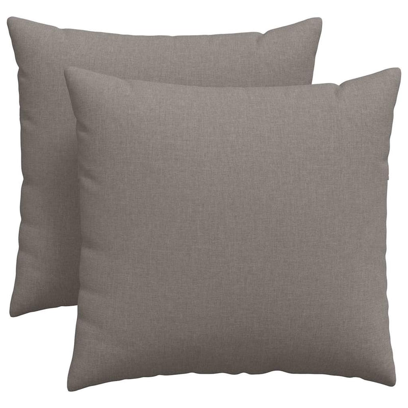 Chargez l'image dans la visionneuse de la galerie, Vidaxl sofa kussens 2 pcs taupe 45 x 45 cm stof