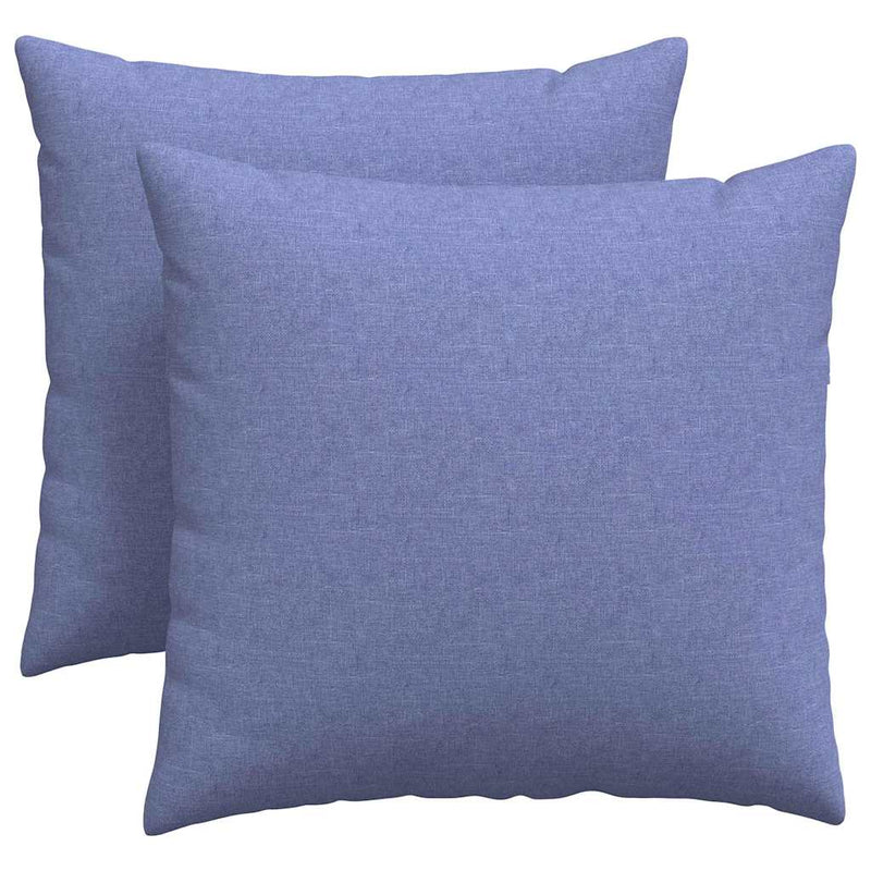 Chargez l'image dans la visionneuse de la galerie, Vidaxl sofa kussens 2 pcs jeans blauw 45 x 45 cm stof
