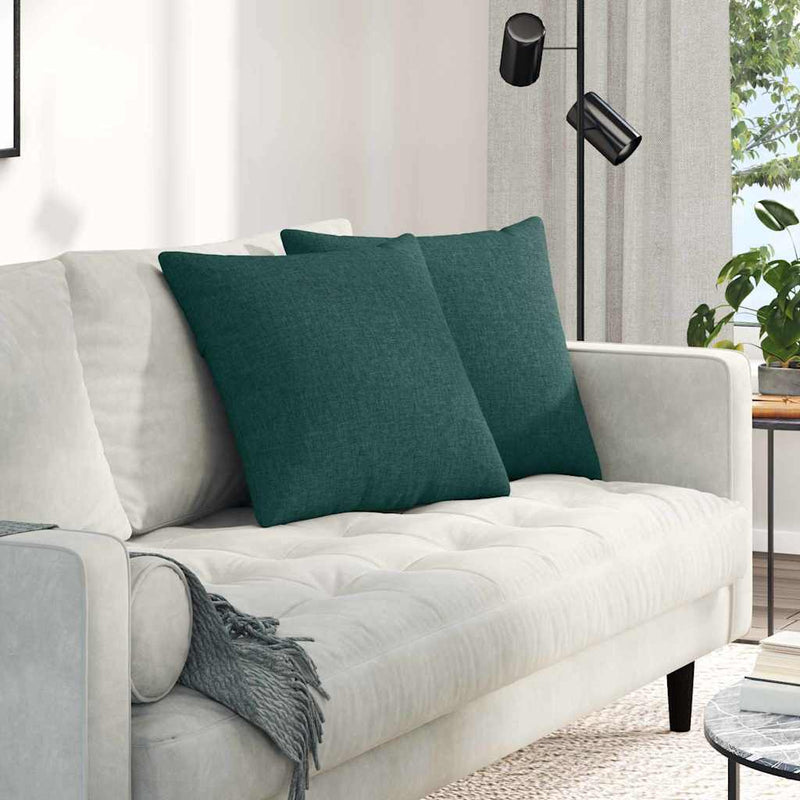 Chargez l'image dans la visionneuse de la galerie, Vidaxl sofa kussens 2 pcs donkergroen 50 x 50 cm stof