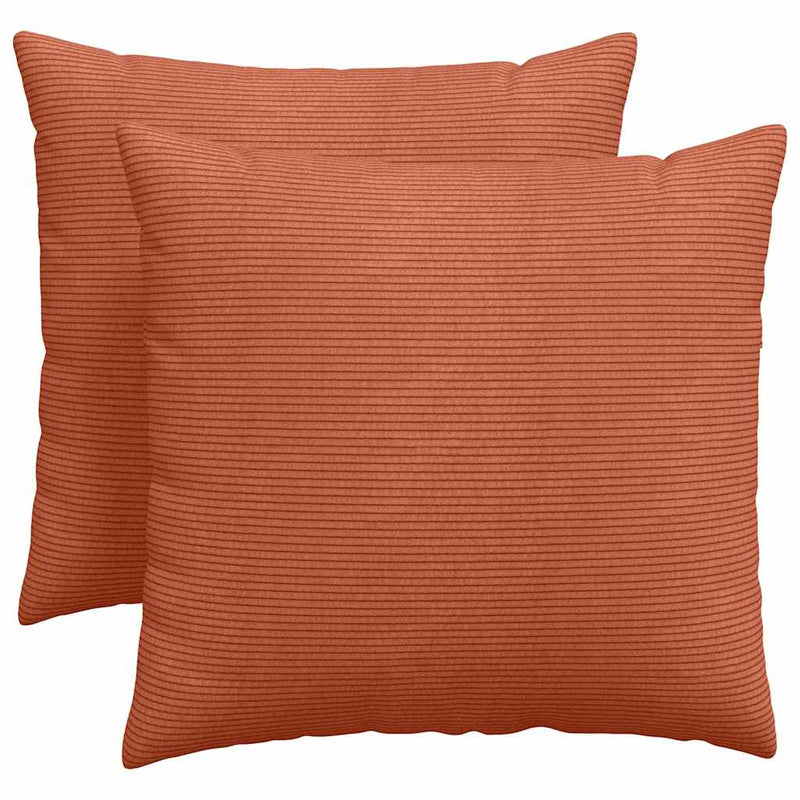 Chargez l'image dans la visionneuse de la galerie, Vidaxl sofa kussens 2 stuks rood-oranje 50 x 50 cm cordstof
