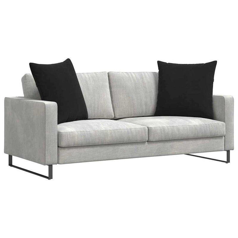 Chargez l'image dans la visionneuse de la galerie, Vidaxl sofa kussens 2 stuks zwart 60 x 60 cm cordstof