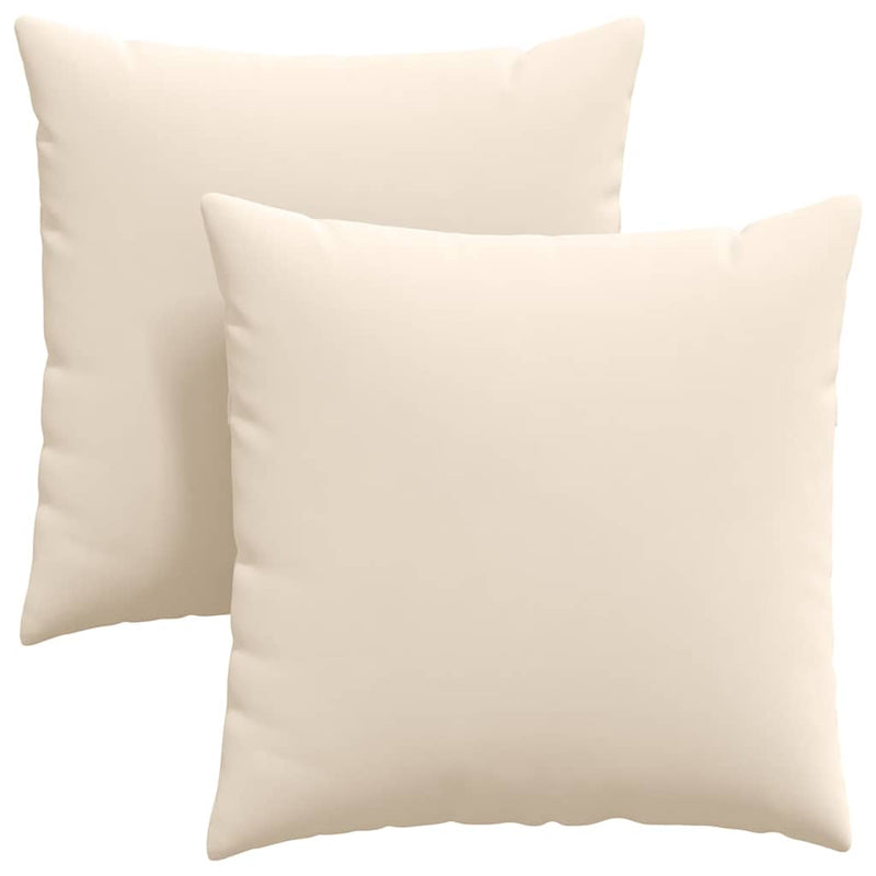 Chargez l'image dans la visionneuse de la galerie, Vidaxl sofa kussens 2 stuks beige 60 x 60 cm stof