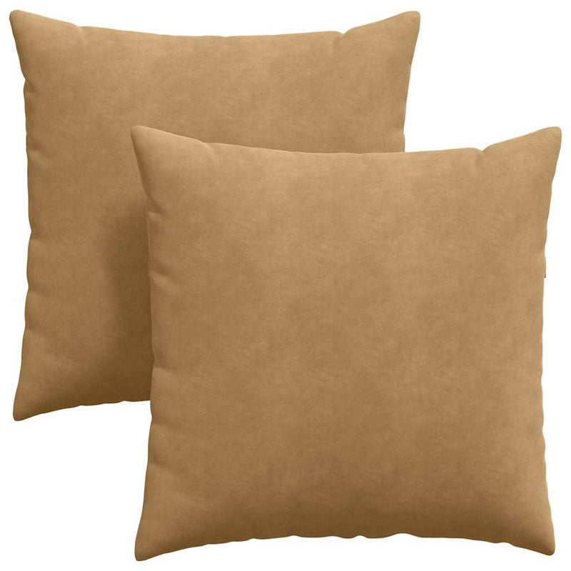 Afbeelding laden in galerijviewer, Vidaxl sofa kussens 2 stuks bruin 80 x 80 cm cordstof