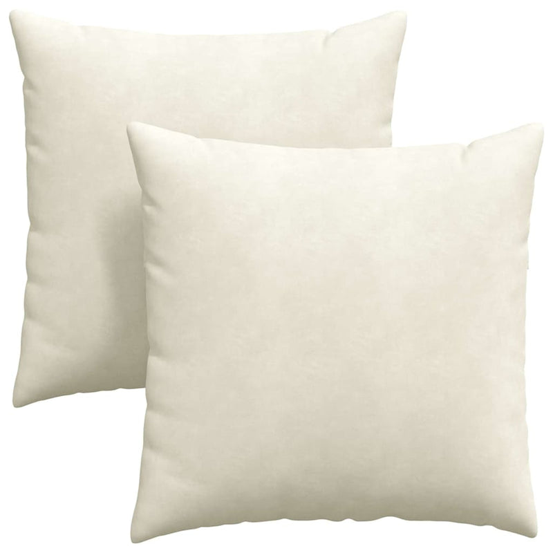 ギャラリービューアに画像をロードする, Vidaxl sofa kussens 2 stuks crème 80 x 80 cm cordstof