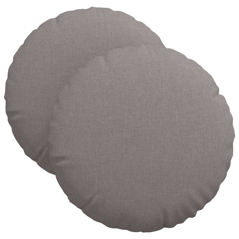 ギャラリービューアに画像をロードする, Vidaxl zitkussens 2 pcs taupe ø40 x 13 cm stof
