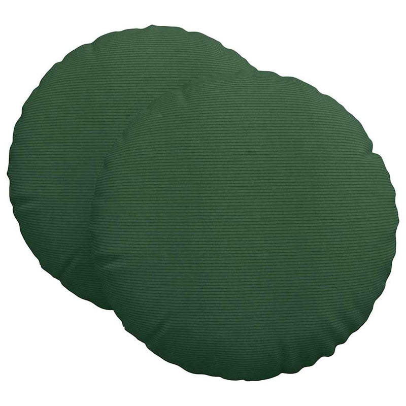ギャラリービューアに画像をロードする, Vidaxl zitkussens 2 pcs donkergroen ø 80 cm katoen stof