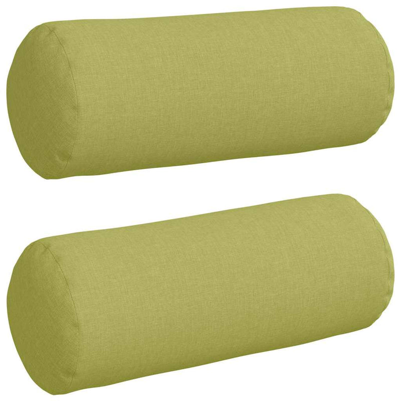 ギャラリービューアに画像をロードする, Vidaxl bolster kussens 2 stuks lichtgroen ø 15 x 40 cm stof