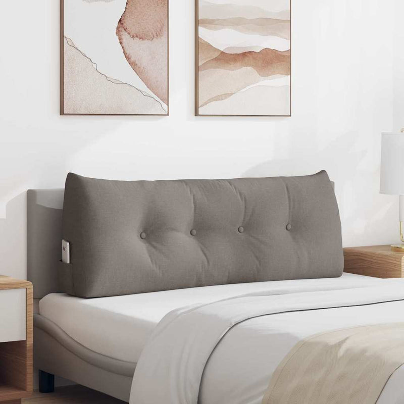 ギャラリービューアに画像をロードする, Vidaxl rugkussen taupe 120 x 24 x 50 cm stof